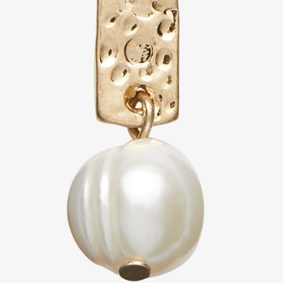 Stephanie Kantis Quake Drop Earrings Gold/Pearl - Picture 3 of 5